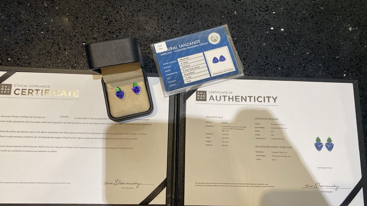 Tanzanite & Tsavorite