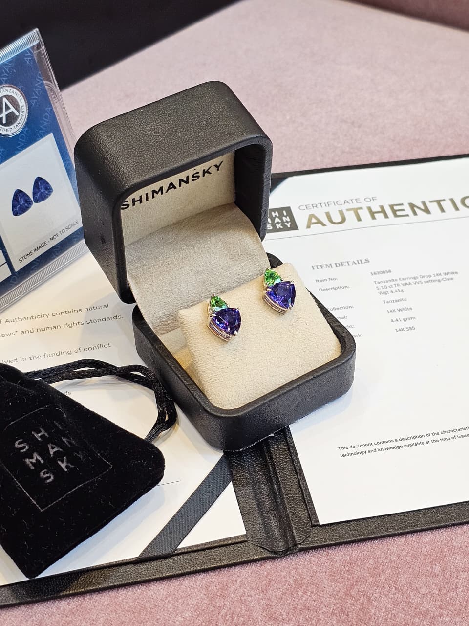 Tanzanite & Tsavorite