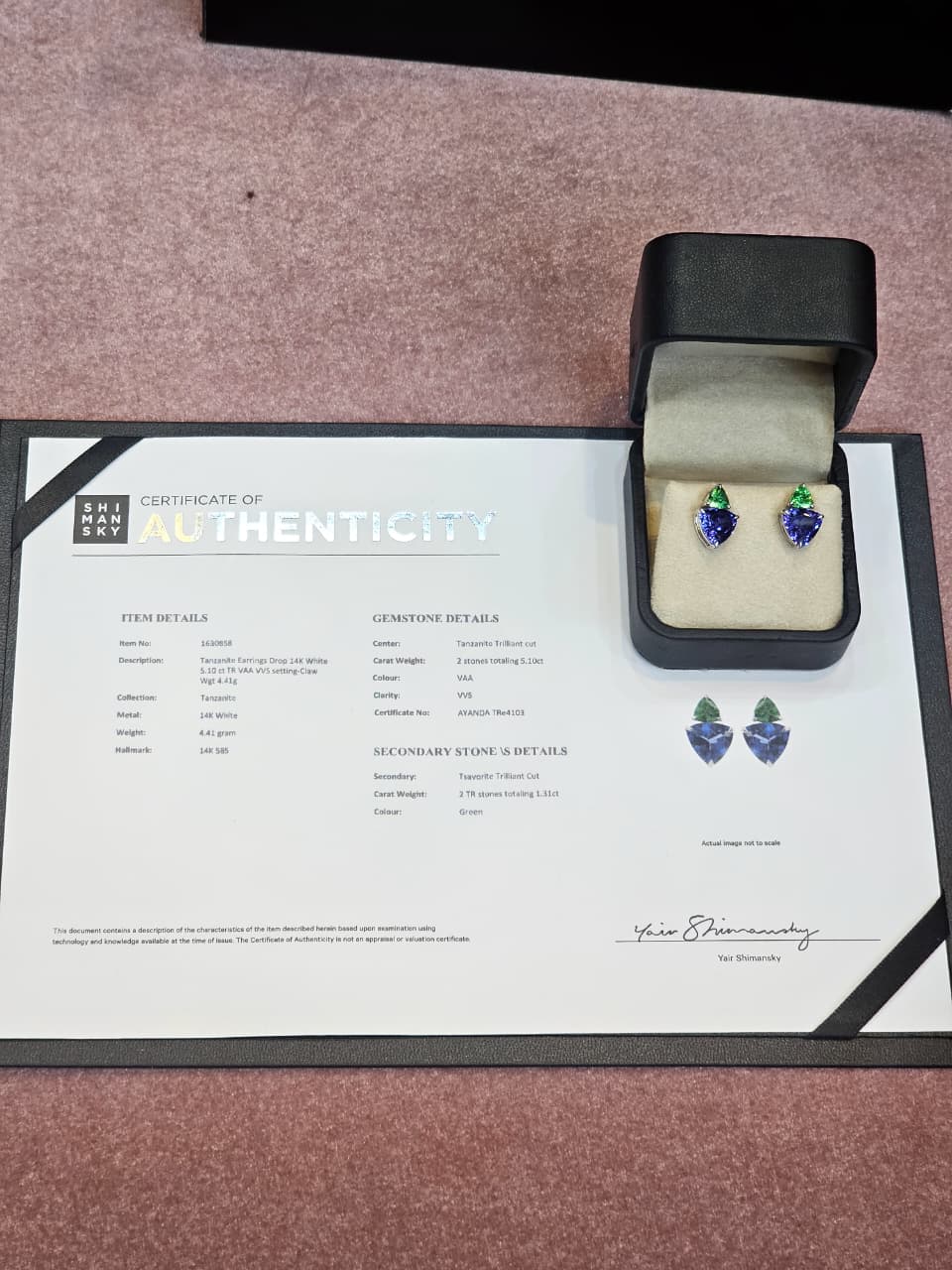 Tanzanite & Tsavorite
