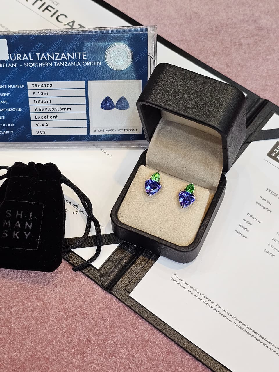 Tanzanite & Tsavorite